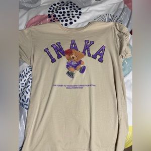 Unisex Inaka Power Basketball Teddy Tee